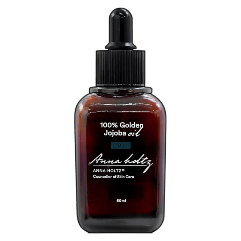 Anna Holtz Jojoba Oil ECOCERT Certified Organic Cold-Pressed Unrefined Natural, 60ml, 2 pcs