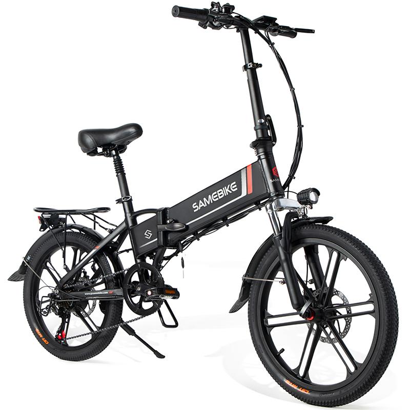 Складной электрический велосипед SAMEBIKE 20LVXD30-II 250 Вт 48 В 10,4 Ач Литиевая батарея 20-дюймовые колеса Городской электровелосипед для поездок на работу