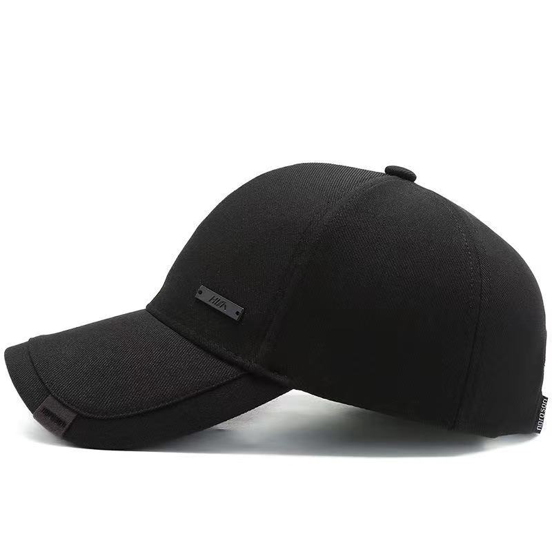 Черная бейсбольная кепка унисекс, черные красные хлопковые кепки Snapback, шляпы