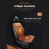 Winter Car Heating Cushion Car Electric Heating Plush Seat Cushion 12V Universal Heating Warm