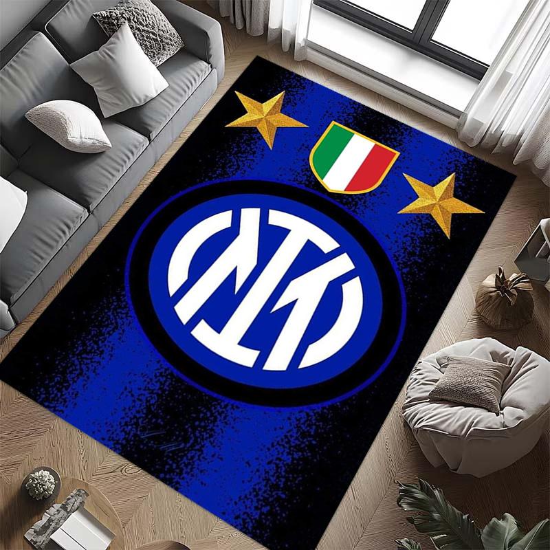 Inter Milan Emblem Artwork carpet printing Suitable for all seasons Art Fashion Dormitory decoration