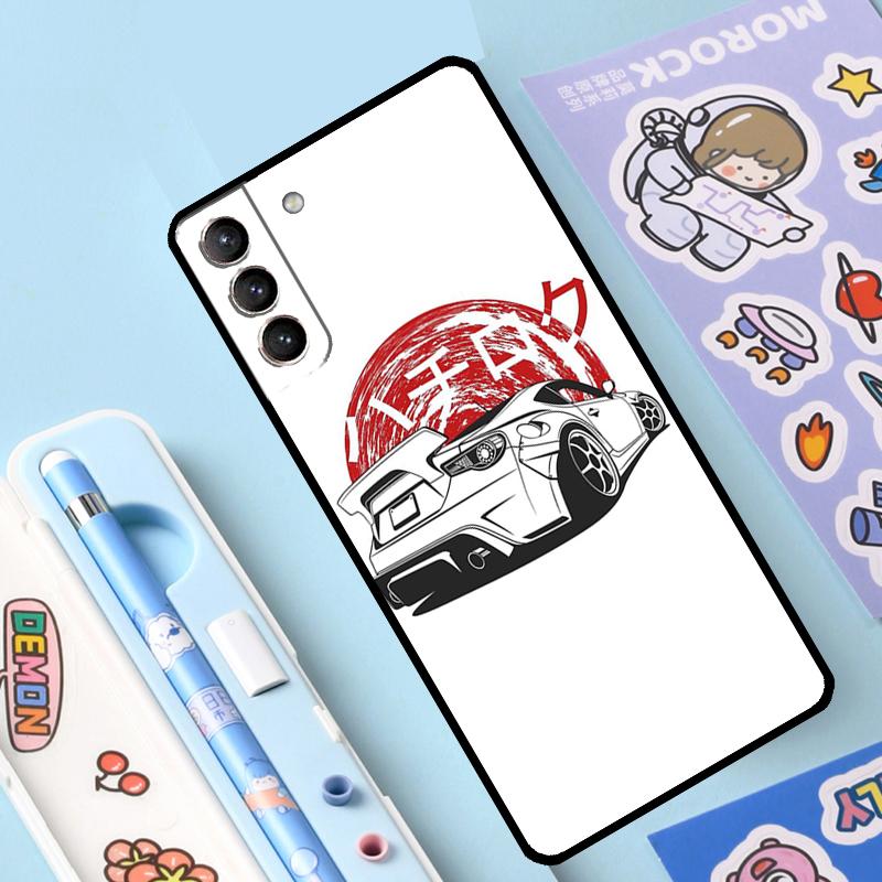 JDM Car Case For Samsung Galaxy S23 S22 S20 S21 Ultra S8 S9 S10 Note10 Plus Note20 Ultra S20 FE Cover