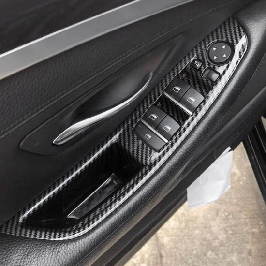 Для BMW 5 серии F10 2011-17 ABS Накладка на ручку двери водителя под карбон