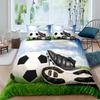 American Football Duvet Cover Set Full Size Sports Games Bedding Set Soccer Rugby Field Comforter Cover for Boys Quilt Cover Set