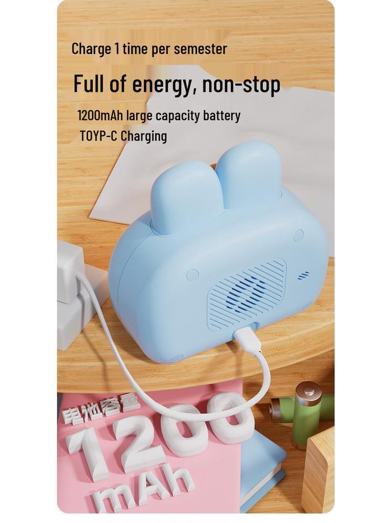 Smart Alarm Clock 2026: Rechargeable Voice-Activated Wake-Up Tool for Students