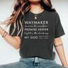 Waymaker T Shirt Christian Tee Faith Tops Religious Jesus Tshirt Women's Short Sleeve Graphic T Shirts Casual Bible Verse Clothes