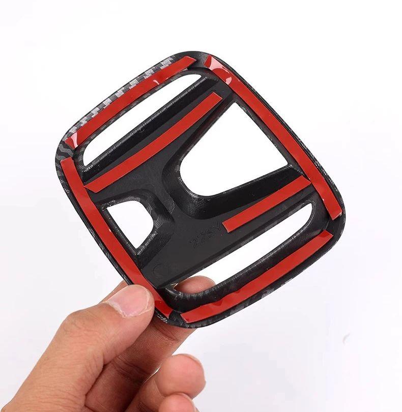 ABS Car Grille Emblem Sticker Trunk Steering Wheel Auto Accessories For Honda Civic Accord 8th 9th 9.5th 10th 11th Generation OW6
