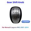 For Renault/Laguna Mk3 2007-2014 High Quality 6 Speed PU Leather Car Gear Shift Knob Lever Shifter Hand Ball  Car Accessories