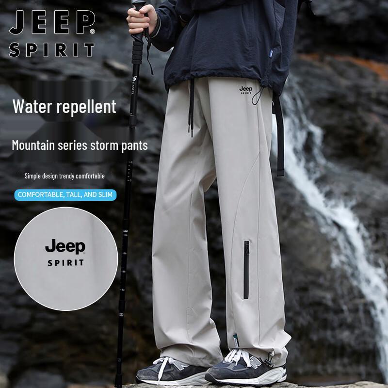 JEEP SPIRIT Мужские повседневные брюки карго свободного прямого кроя