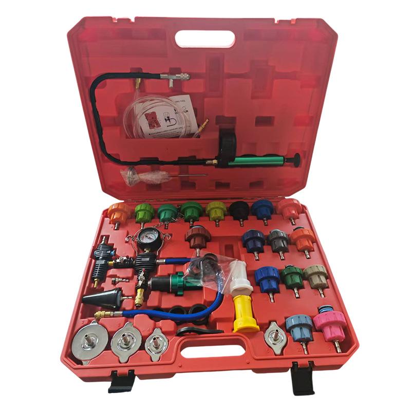 Детектор утечек в системе охлаждения автомобиля и набор инструментов для замены (14/28/34 шт.)