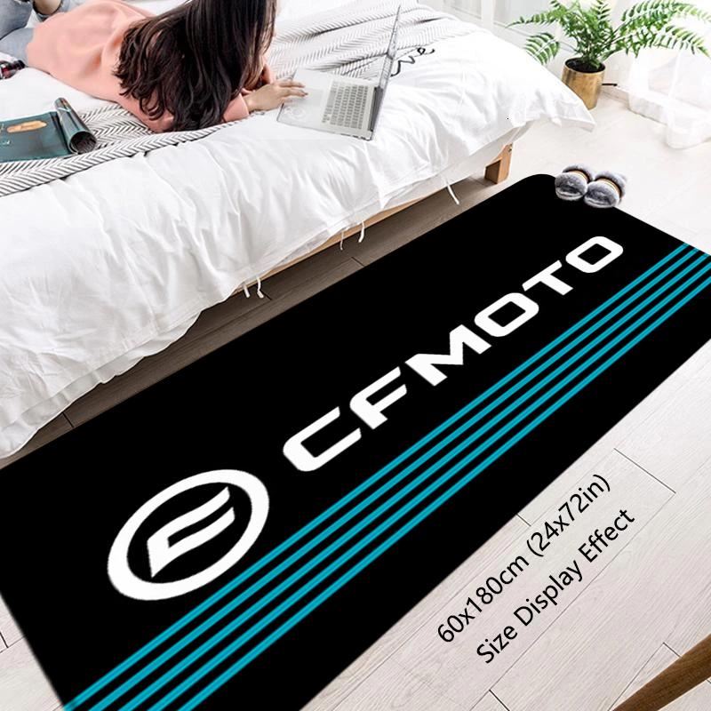 Interior Floor Mat CFmoto Racing Doormat Non-slip Foot Rug for Entryway Kitchen Carpet Bedroom Bedside Mats Washable Home Decor