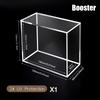 Magnetic Acrylic Eco-Friendly Foldable Display Case One-Piece TCG Booster Box Dust-Proof UV-Resistant Stackable Clear Card