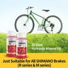 Комплект для прокачки тормозов для гидравлических тормозов Shimano, Комплекты для замены гидравлической тормозной жидкости, Высокоэффективная тормозная жидкость минеральное масло 120 мл