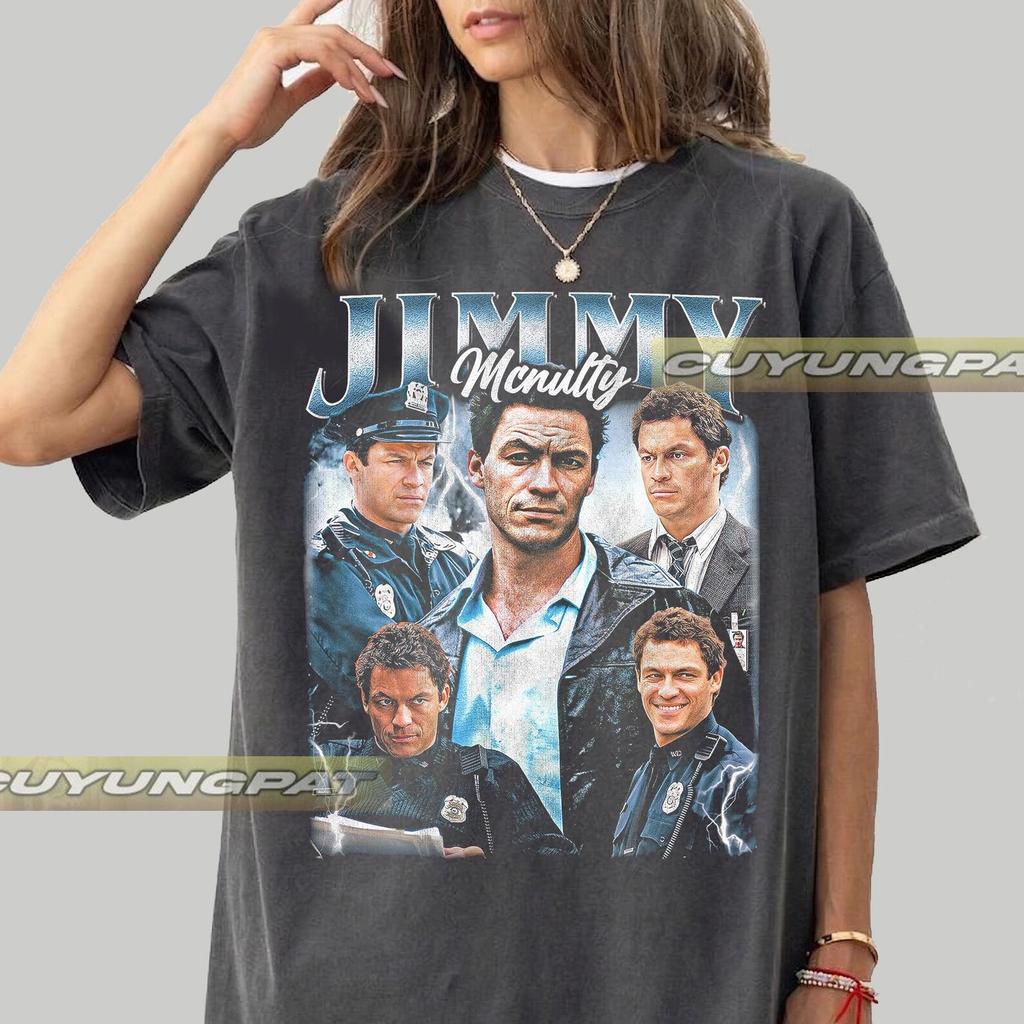 Jimmy McNulty The Wire Vintage Comfort Colors T-Shirt, Oversized Unisex Tee FD