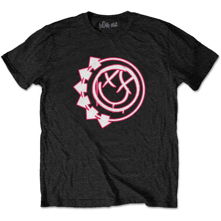 Blink 182 - Six Arrow Smiley - Black t-shirt