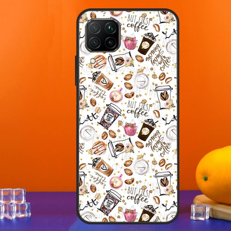 Frist coffee Для Huawei Nova Y90 Y91 Y60 Y70 Y72 Y61 9 10 SE 12i 12s 11i 5T P60 Pro P20 P30 P40 Lite Чехол