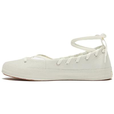 Chuck Taylor All Star Шнуровка Удобные Дышащие Низкие Кеды из Канваса Женские Кроссовки Белые 563505C