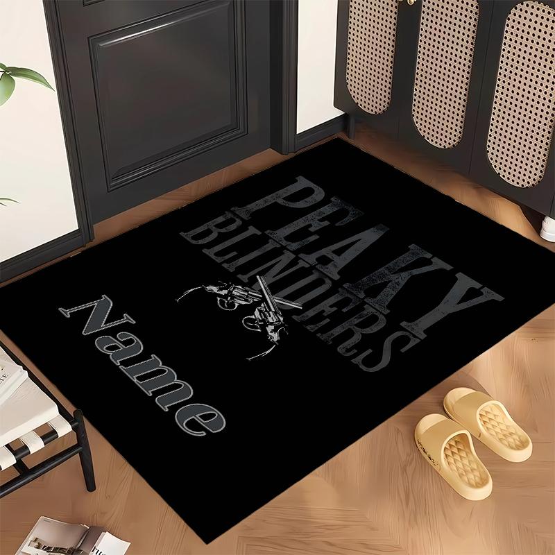 Peaky blinderes (1) Personalized name Office Carpet Stylish Decor for Living Room Bedroom Kitchen