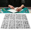 8 шт. Раскрашиваемые листы Shrinky Art Бумага для термоусадки Пластиковые листы для термоусадки Домашние украшения