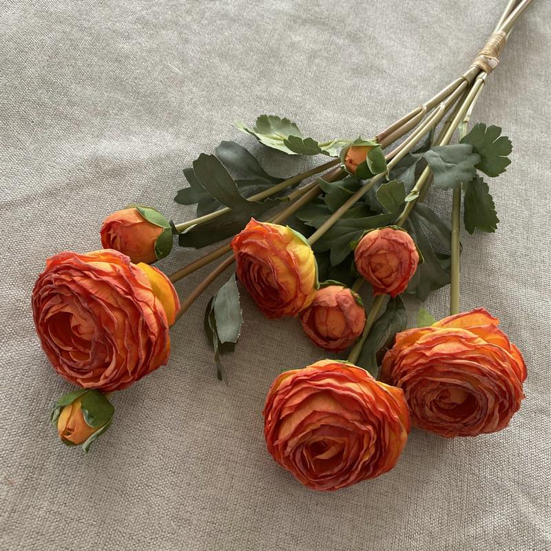 Реалистичный букет из шелковых лотосов для свадьбы, дома, офиса, цветочный подарок, украшение