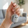 Mini Cat Keychain Cute Hanging Ornament Keyring Cat Acrylic Pendant  Girls Women