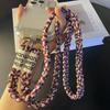 Woven Phone Lanyard Outdoor Mountaineering Mobile Phone Hanging Strap Anti Loss Lanyards Neck Strap for Girl Keychain Chain Rope