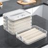 Household Dumpling Box Multi Layer Large Size Quick  Dumpling Storage Box With Cover Kitchen Box Refrigerator Fresh Preservation Box
