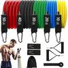 11pcs Resistance Bands Set Bodybuilding Exercise Equipment Fitness Elastic Rope Strength Training Tensioner Workout Expander