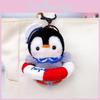 Плюшевый брелок-пингвин с затягивающимся шнурком для подарков и аксессуаров