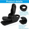 20 Pack Tarp Clips, Black | Windproof & Reusable, For Tent, Awnings, Caravan, Canopies, Car Cover, Swimming Pool Cover Fasteners