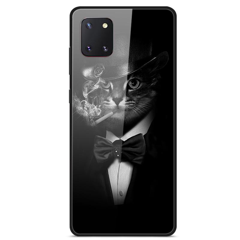 Для чехла Samsung Note 10 Lite Чехол Закаленное Стекло Планета Космос Чехол для Samsung Galaxy Note10 Lite Чехол S10 Lite Стеклянный Чехол