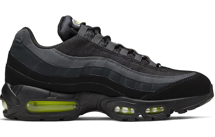 Nike Air Max 95 Ретро Логотип Черный Серый Вольт CV1635-002