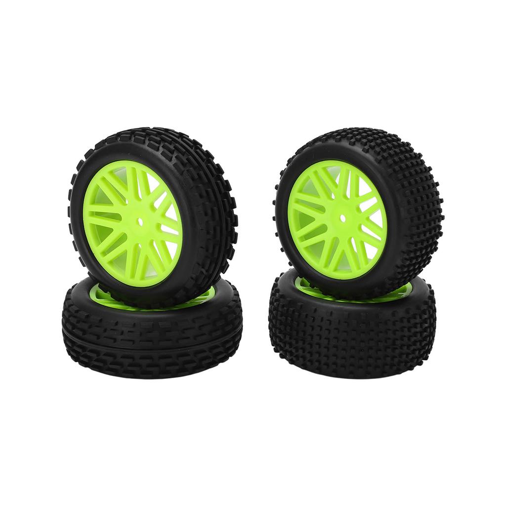 86mm Rubber Tires with V Hole for 144001 124018 124019 12428 1Celsius10 RC Car Parts