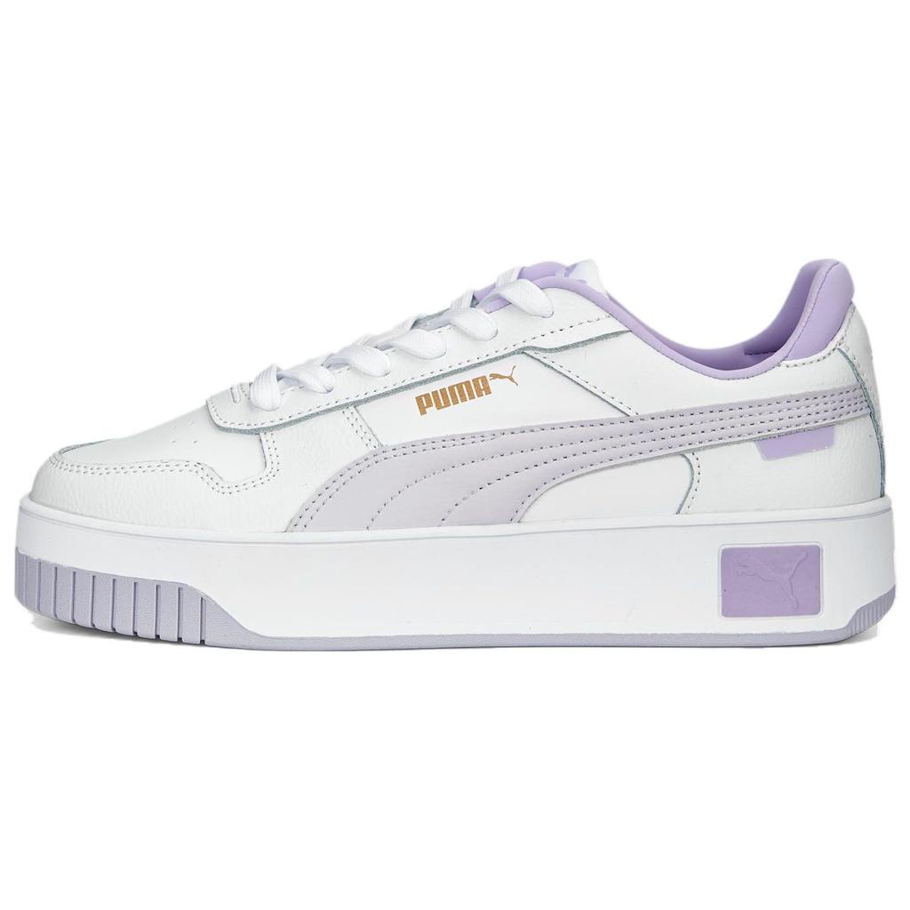Puma Carina Street White Spring Lavender Women Sneakers 389390-07