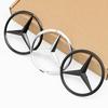 Car Sticker 2025 For Benz 9cm ABS Car Rear Decal Trunk Emblem Sticker For Mercedes Benz S320 W164 W203 W204 W168 C180 E320 A200 