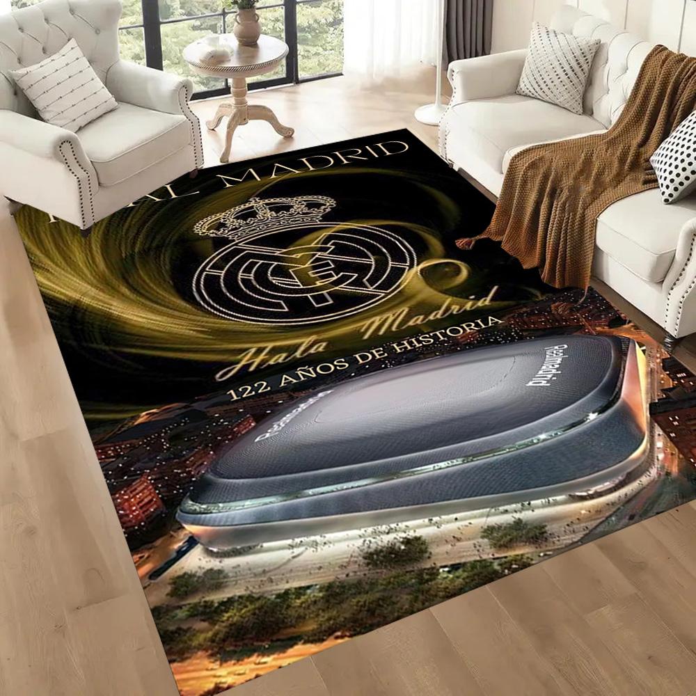 Real Madrid Floor Rug Office Rug Design For Study Room Dormitory Hallway Playrooms Antislip Carpet Office Home Decor Spiritual Gift