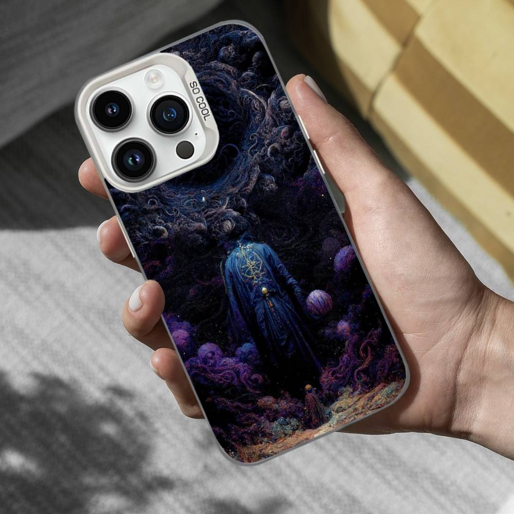 Mythos Cthulhu Art Phone Case For iPhone 16,15,14,13,12,11,Mini,XS,Pro,SE,MAX White Matte Shockproof Cover