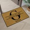 Name Welcome Doormat Personalized Family Entrance Mat Non Slip Floor Rug for Home Front Door Indoor Outdoor Decor Gift