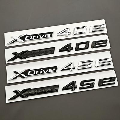 3D ABS Автомобильные Буквы Логотип XDrive 40e 45e Шильдик Задний Багажник Наклейка на Крыло Для X5 F15 G05 Хвост Внешние Аксессуары