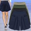 Women A Line Shorts Female Solid Color Loose Short Pants for Outdoor