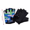 Equipment High Elastic Half Finger Mittens Child Bicycle Gloves Camouflage Children's Bike Gloves