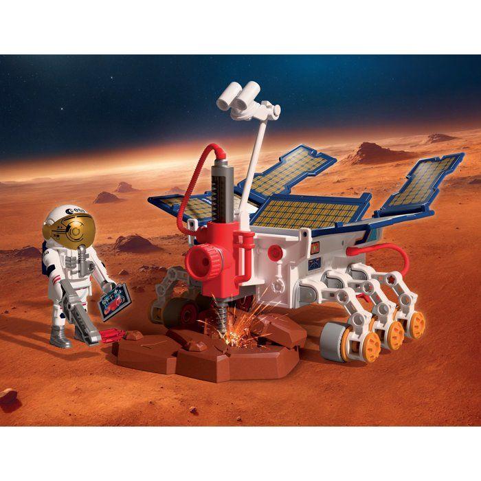 Playmobil 72012 Rover d'exploration sur Mars de l'ESA, L'espace, 76 pièces, dès 4 ans