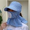 Summer Outdoor UV Protection Sun Hat Protective Cover Women Hats Ear Flap