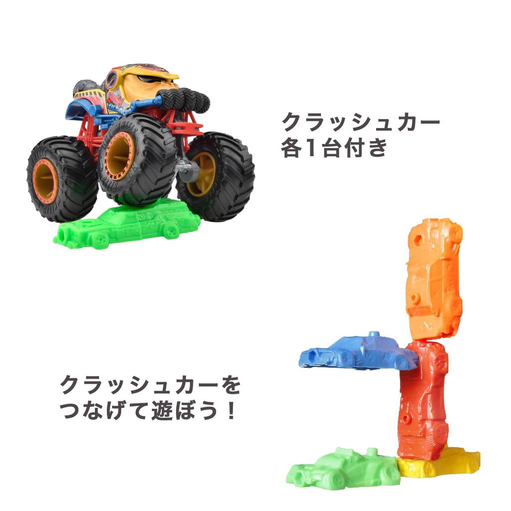Hot Wheels Monster Truck Ассортимент 8 единиц Распродажа в коробке Игрушечная мини-машина для детей от 3 лет и старше 164 984J-FYJ44