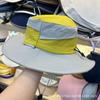 American export spring and summer sun hat women's thin breathable color matching big eaves bucket hat men's outdoor mountaineering bucket hat