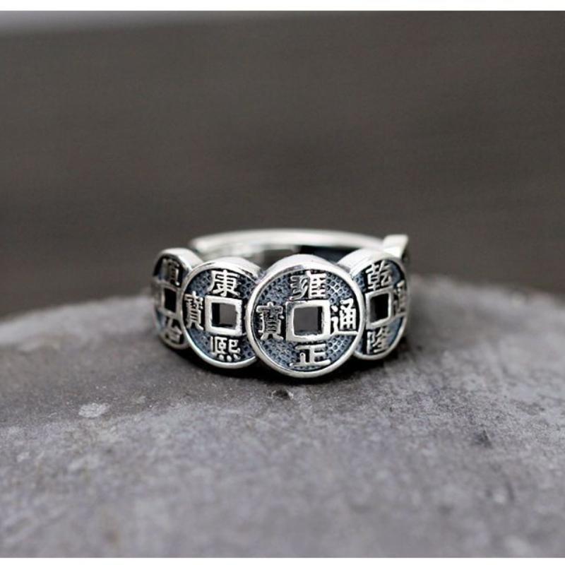 Кольцо Lucky Transfer Five Emperors, унисекс, кольцо со счетами