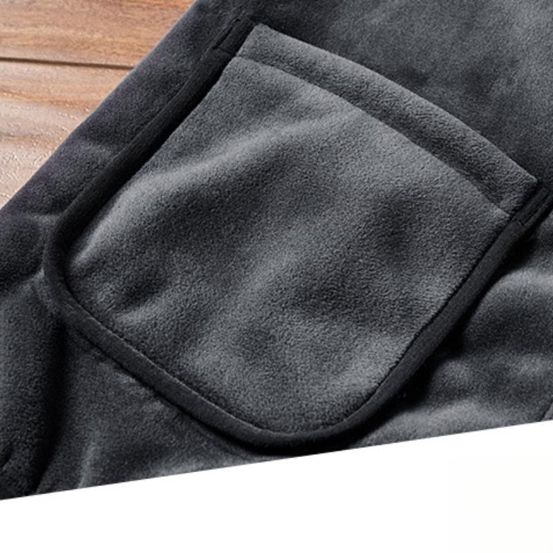 Мужской зимний жилет из утолщенного флиса для мужчин среднего и пожилого возраста, теплый, для папы, большого размера, из овечьей шерсти