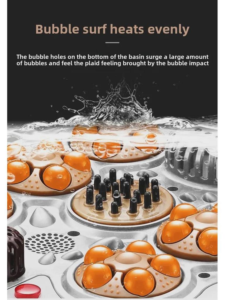 Автоматическая электрическая ванна-массажер для ног с подогревом и постоянным контролем температуры