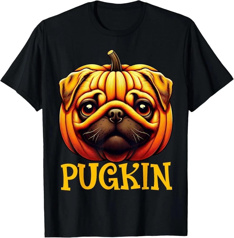Funny Pugkin Pumpkin Halloween Thanksgiving Outfit Unisex Unisex T-Shirt