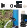 Durable PVC Rain Barrel Diverter Kit 3/4 Inch With Inner Connection Water Barrel Spigot Kit Fitting Adapter